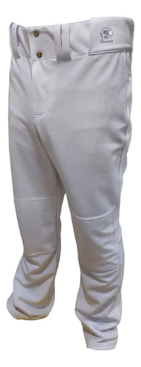 Pantalón Béisbol Radach Talla 30 Blanco Medias Cinto Marino