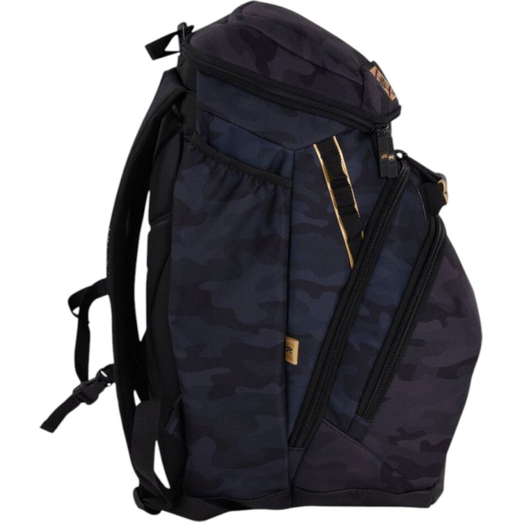 Backpack De Béisbol Rawlings Gold Collection Black Camo
