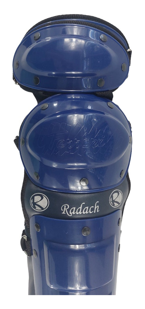 Espinilleras De Béisbol Doble Protección Color Marino Radach