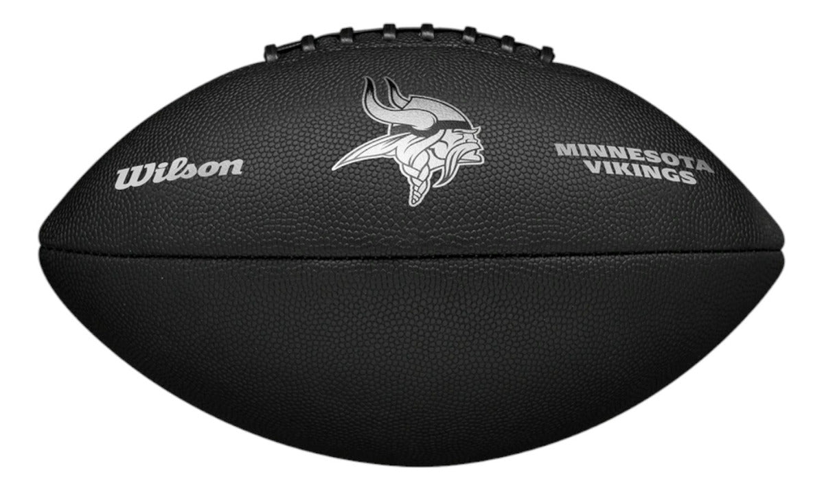 Balón De Futbol Americano Wilson Nfl Metallic Vikingos