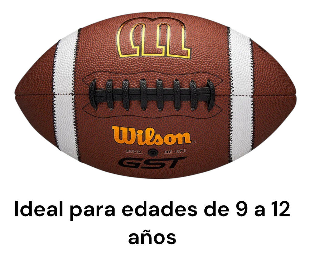 Balón De Futbol Americano Wilson Gst Tdj Speedskin Msi