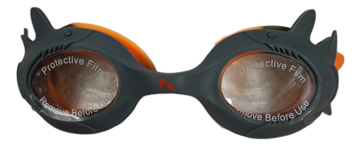 Goggle De Natación Hanop G596 Shark Junior Naranja