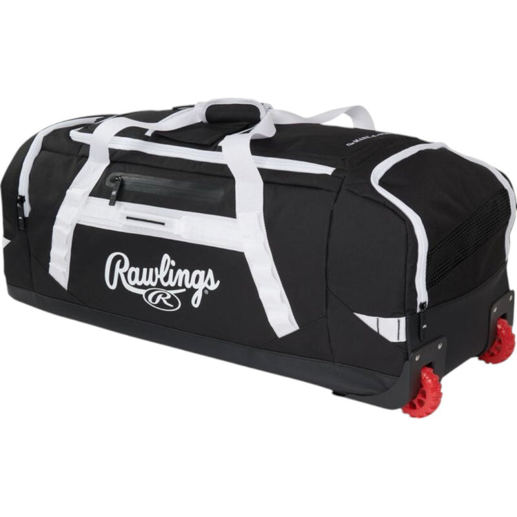 Maleta Con Ruedas Rawlings Yadi 2 Para Beisbol Softbol Negra