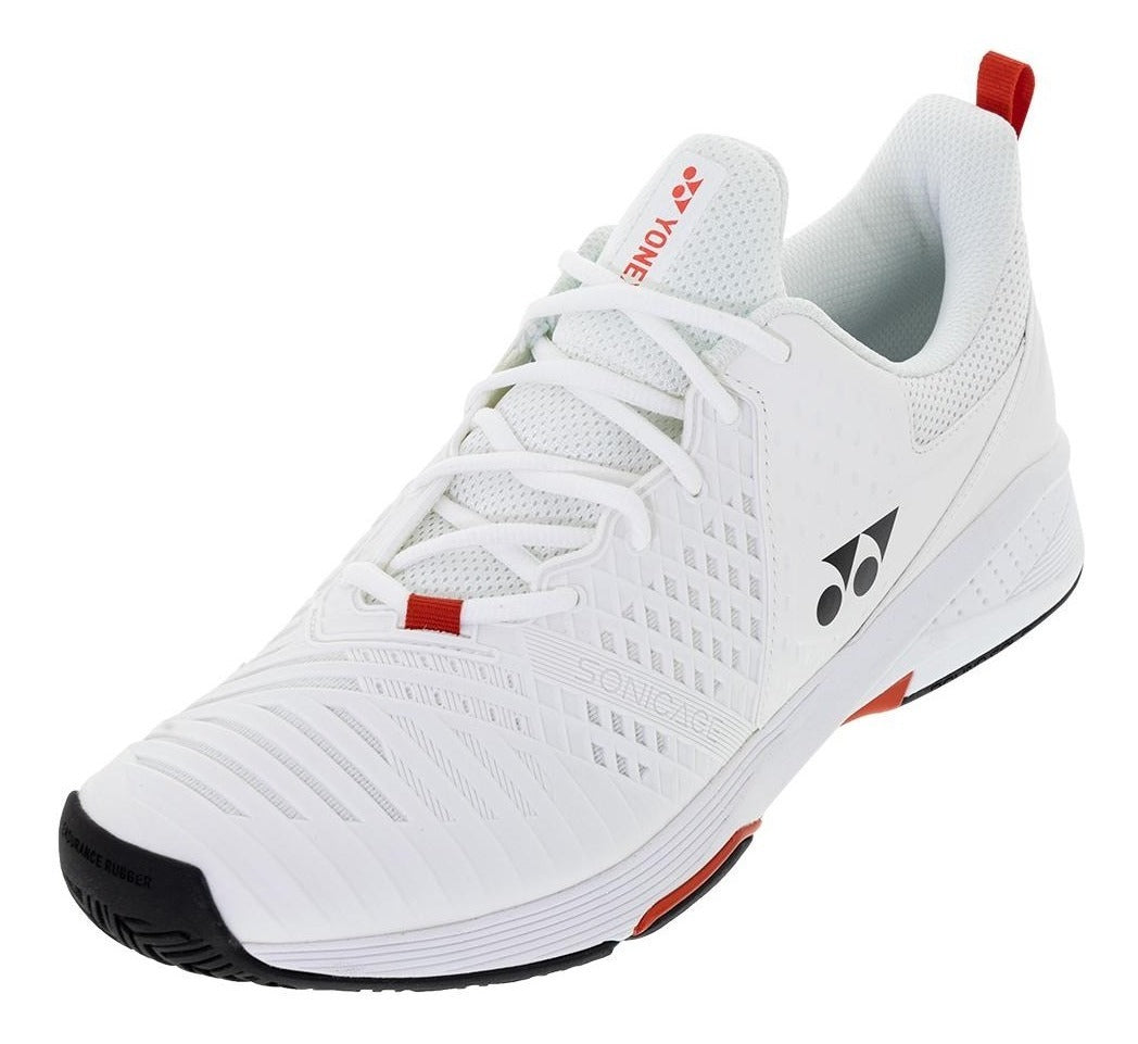 Tenis Yonex Sonicage 3 Blanco Rojo 11mx 13us