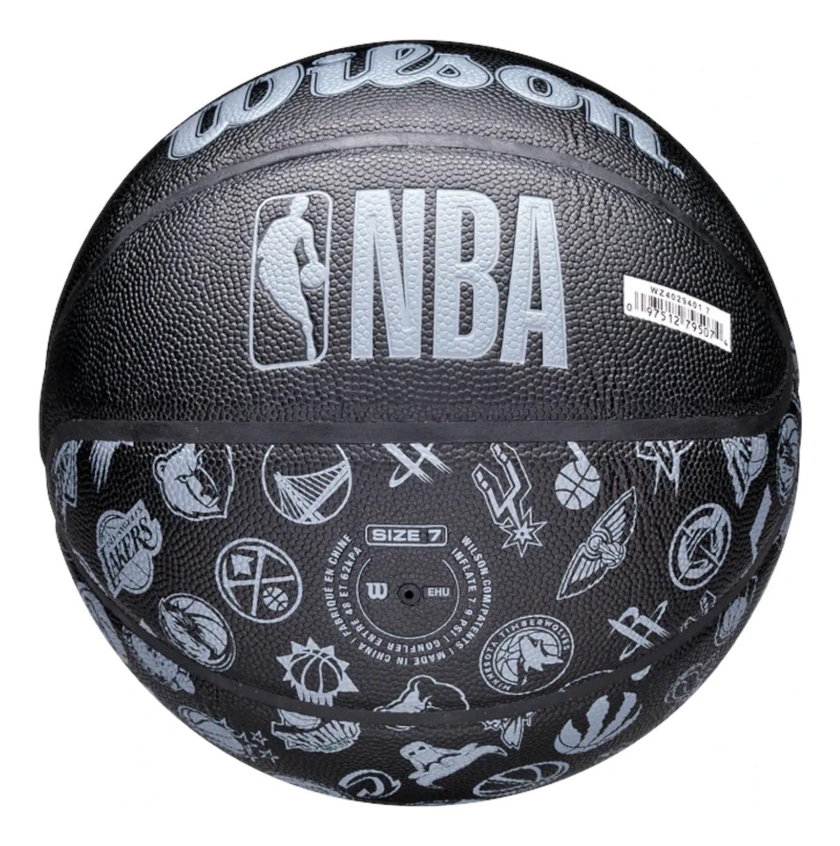 Balon De Basquetbol All Teams Black Premium #7