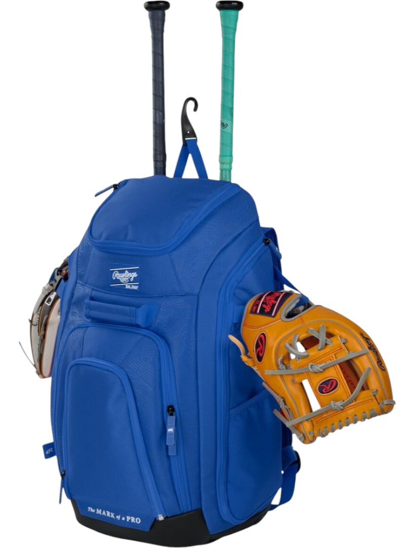 Back Pack Beisbol Softbol Rawlings Legion Players Azul Rey