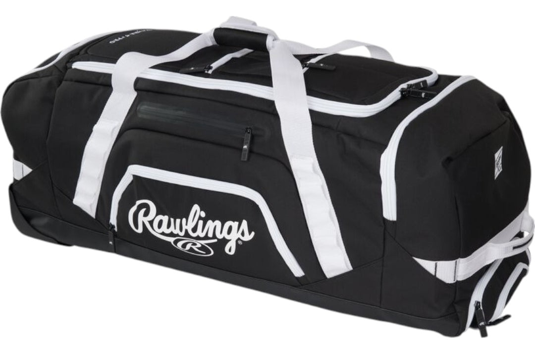 Maleta Con Ruedas Rawlings Yadi 2 Para Beisbol Softbol Negra