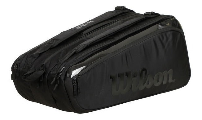 Raquetero Super Tour 15pk Pro Staff Wilson Color Negro
