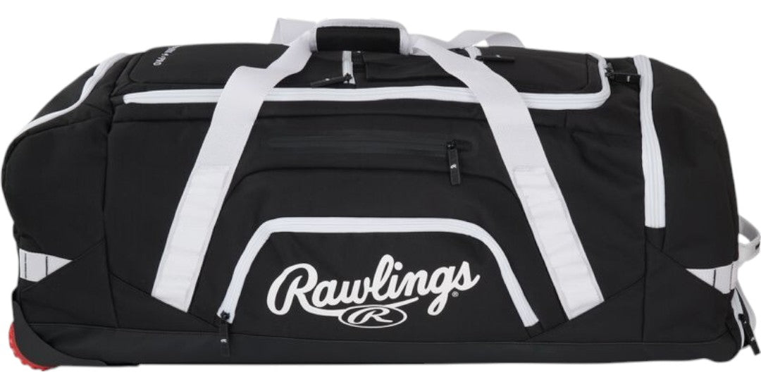 Maleta Con Ruedas Rawlings Yadi 2 Para Beisbol Softbol Negra