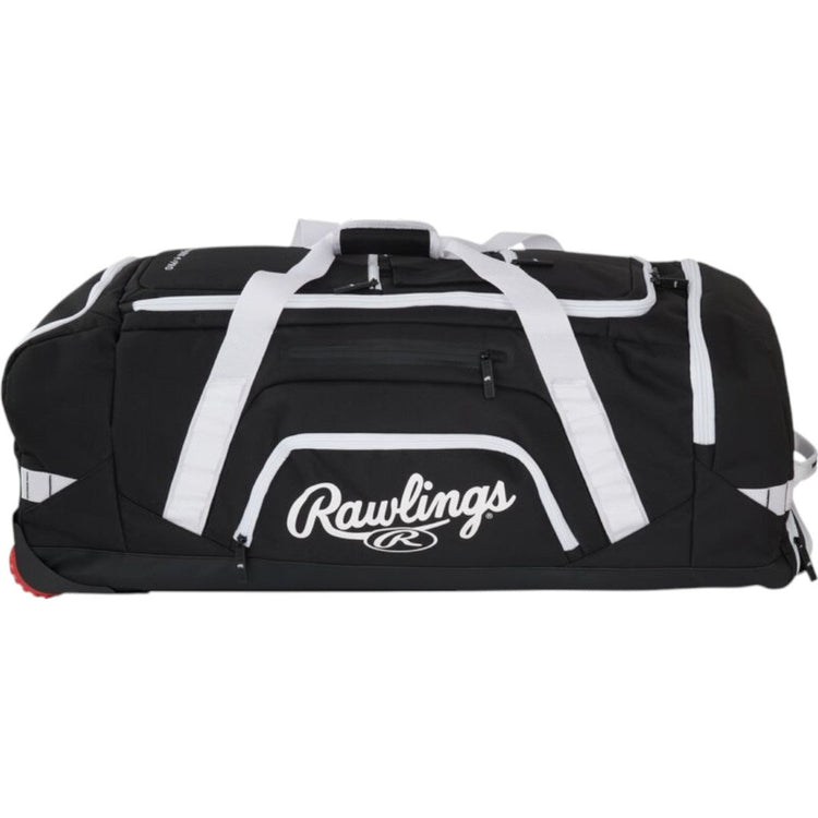 Maleta Con Ruedas Rawlings Yadi 2 Para Beisbol Softbol Negra
