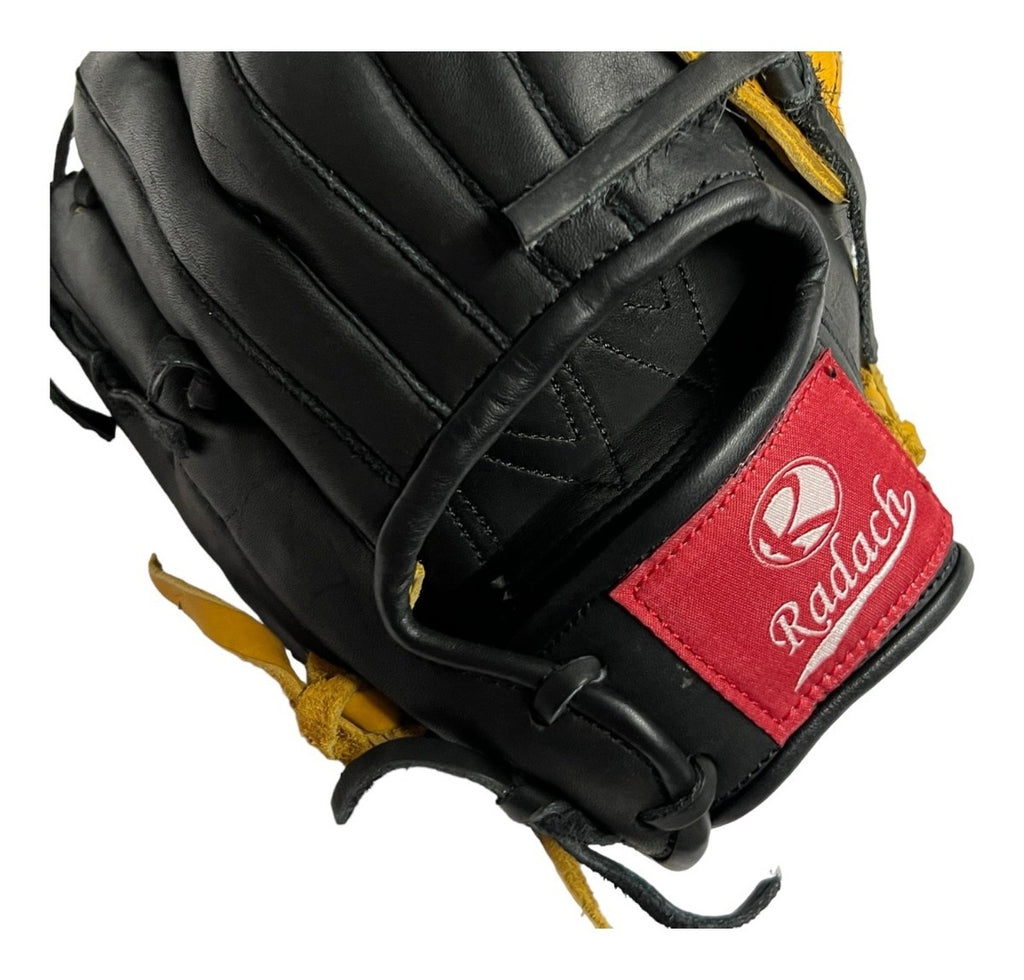 Guante De Beisbol Radach Pro Cuadro Caja H 12in Black Gold