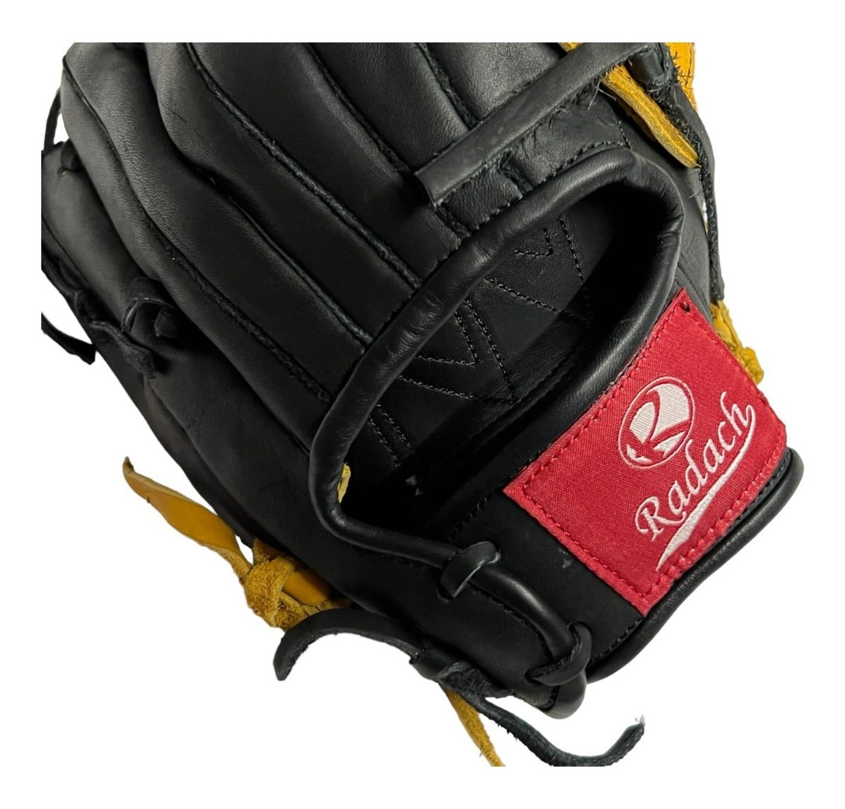 Guante De Beisbol Radach Pro Cuadro Caja H 12in Black Gold