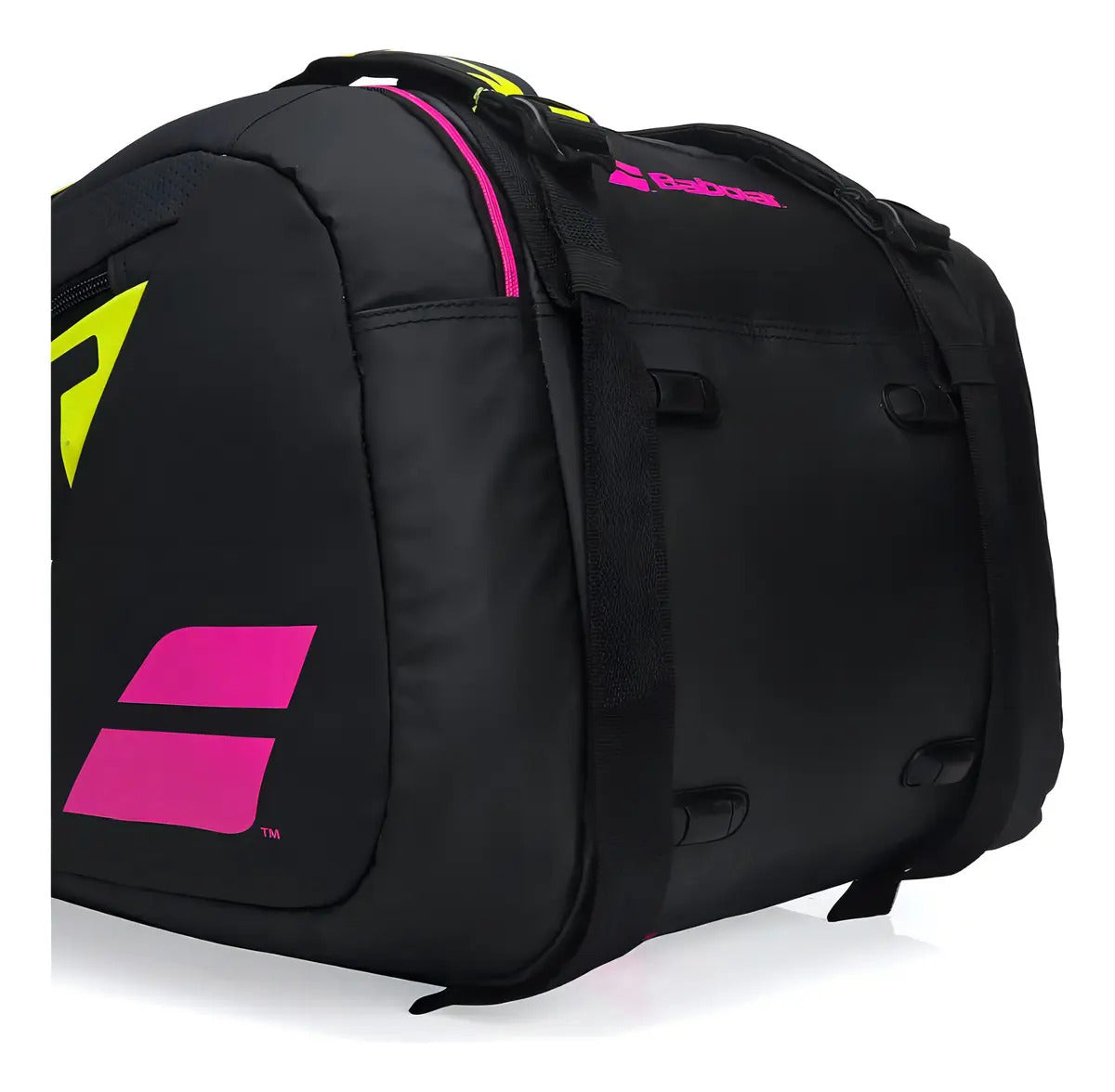 Raquetero Babolat Pure Aero Rafa X12 (capacidad 12 Raquetas) Negro/amarillo/rosa