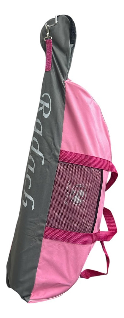 Maleta Tote Radach Beisbol Softbol Individual Rosa Con Gris