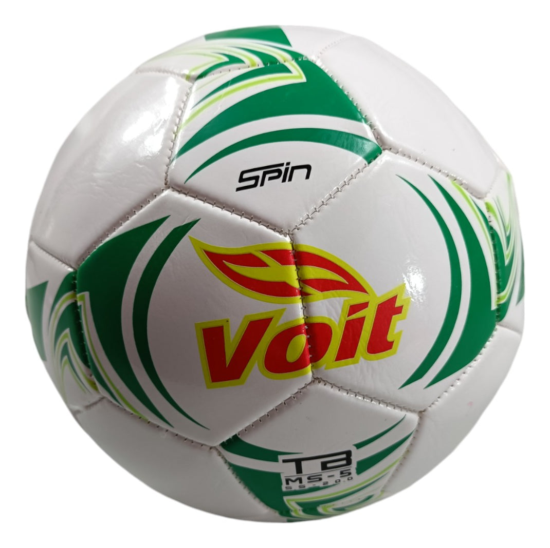 Balon De Futbol Voit #5 Spin Green