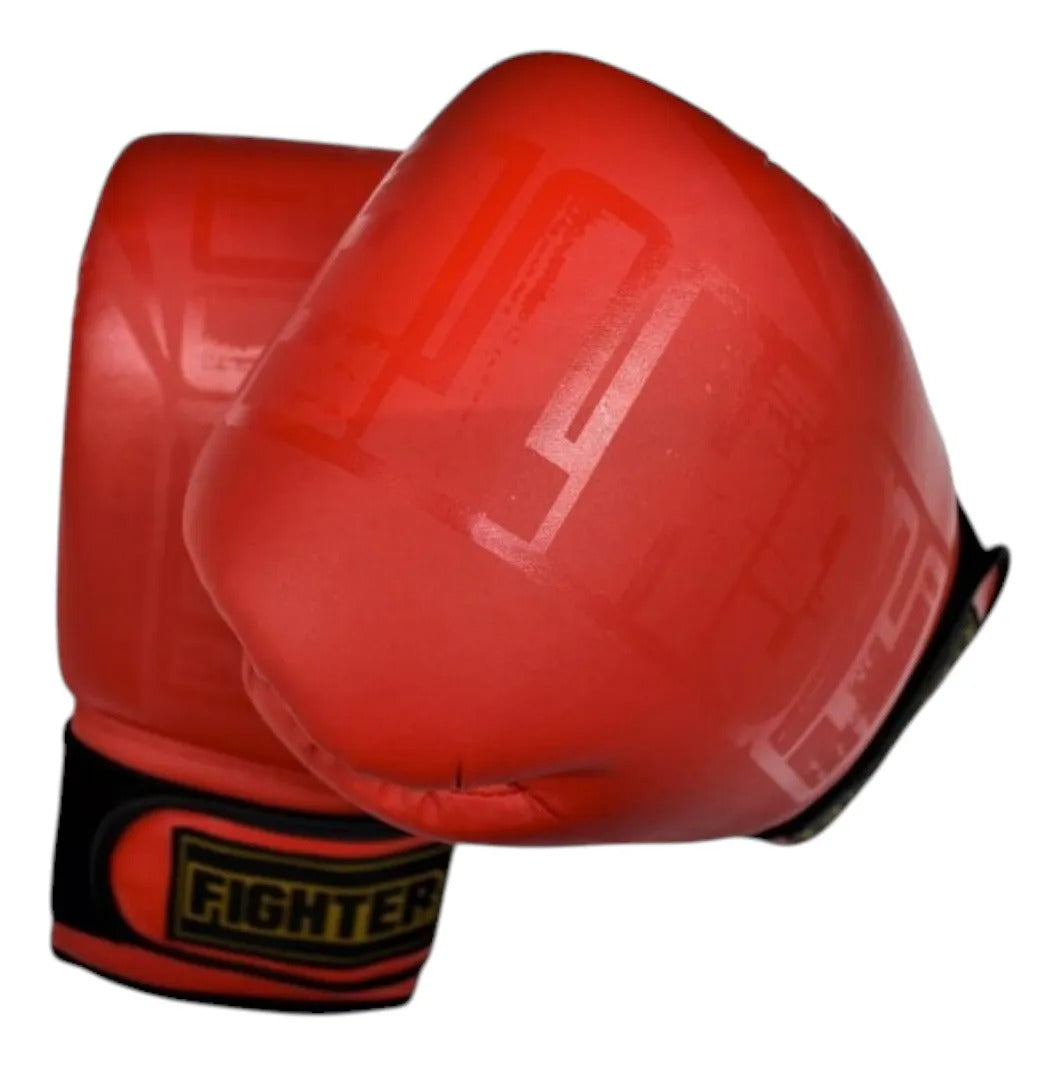 Guantes De Box Voit Fighter 14 Oz Rojo Entrenamiento