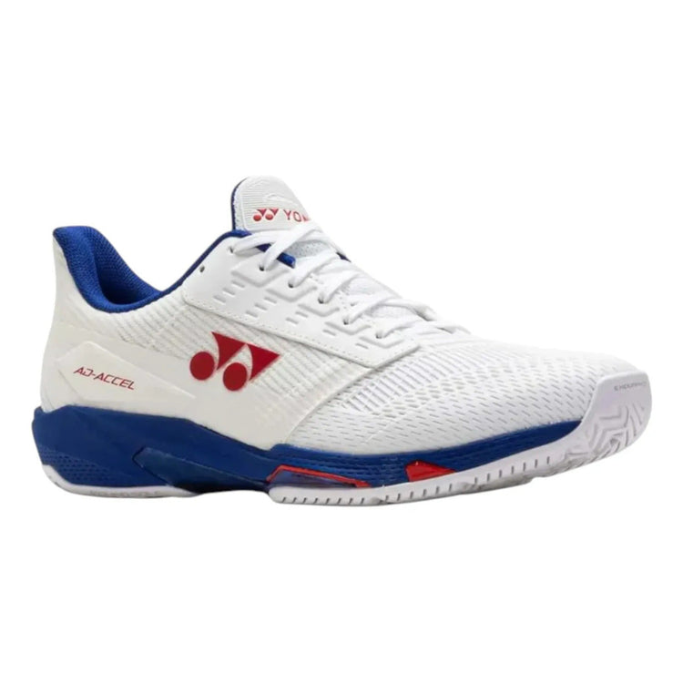 Tenis Yonex Power Cushion Ad-accel Wide Blanco Azul 27.5cm