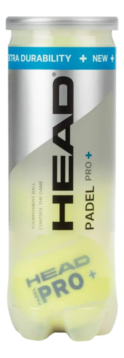 Pelotas De Pádel Head Pro+ Bote C/3