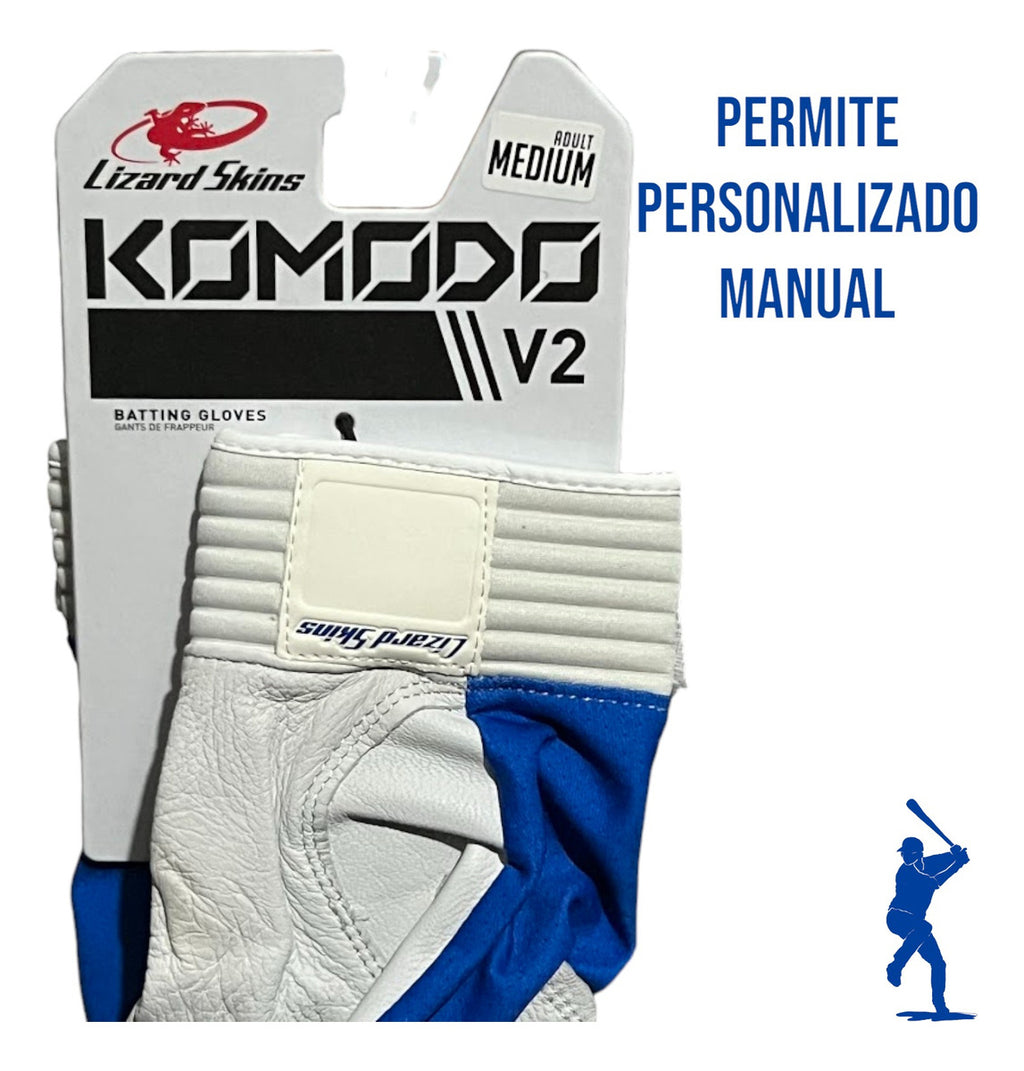 Guantes De Bateo Lizard Skins Komodo V2 Jet Black