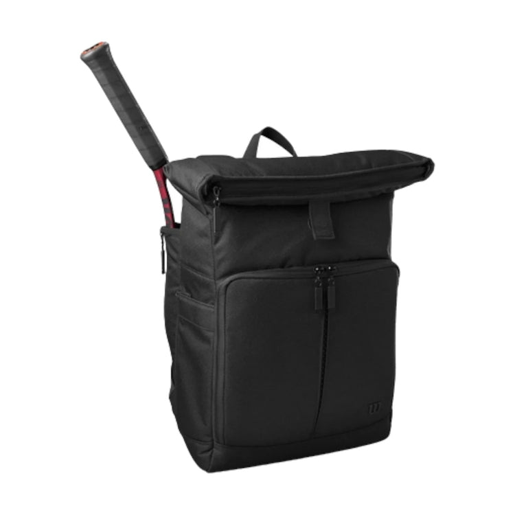 Backpack Wilson Lifestyle Negra Para Raqueta