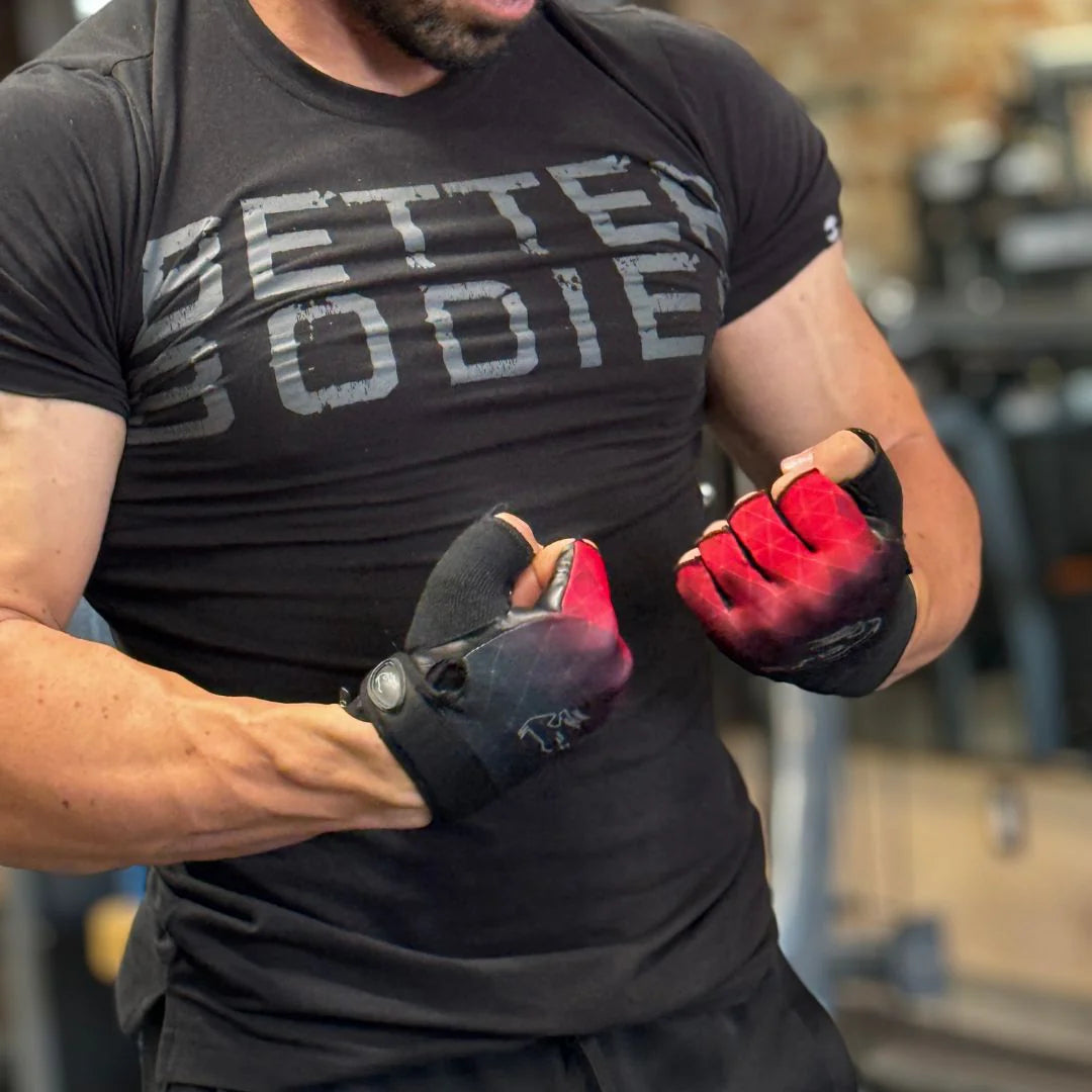 Guantes Para Gym Cabras Mastergrip Rojo Xg Wfl303