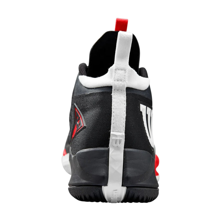 Tenis Wilson Rush Pro Tour Mid Black Red Deportes De Raqueta