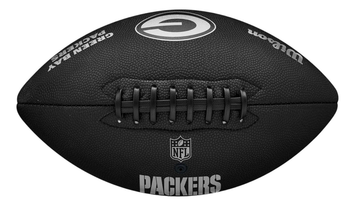 Balón De Futbol Americano Wilson Nfl Metallic Green Bay