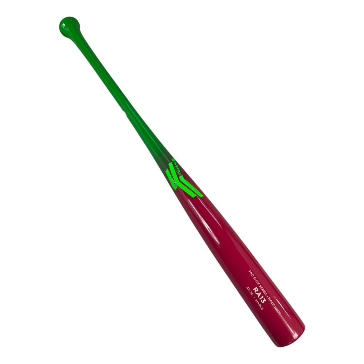 Bat De Béisbol Overfly Elite Series Ra13 33 Verde/rosa