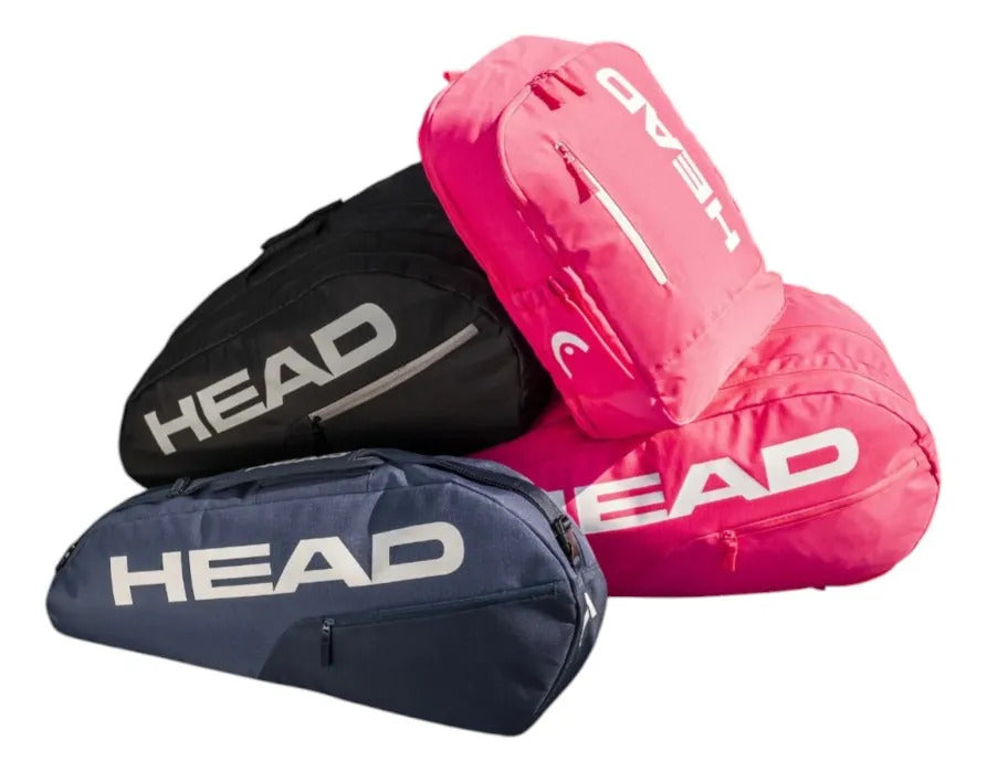 Raquetero Head Base L Pink Para 9 Raquetas Tenis Pádel Bolsa