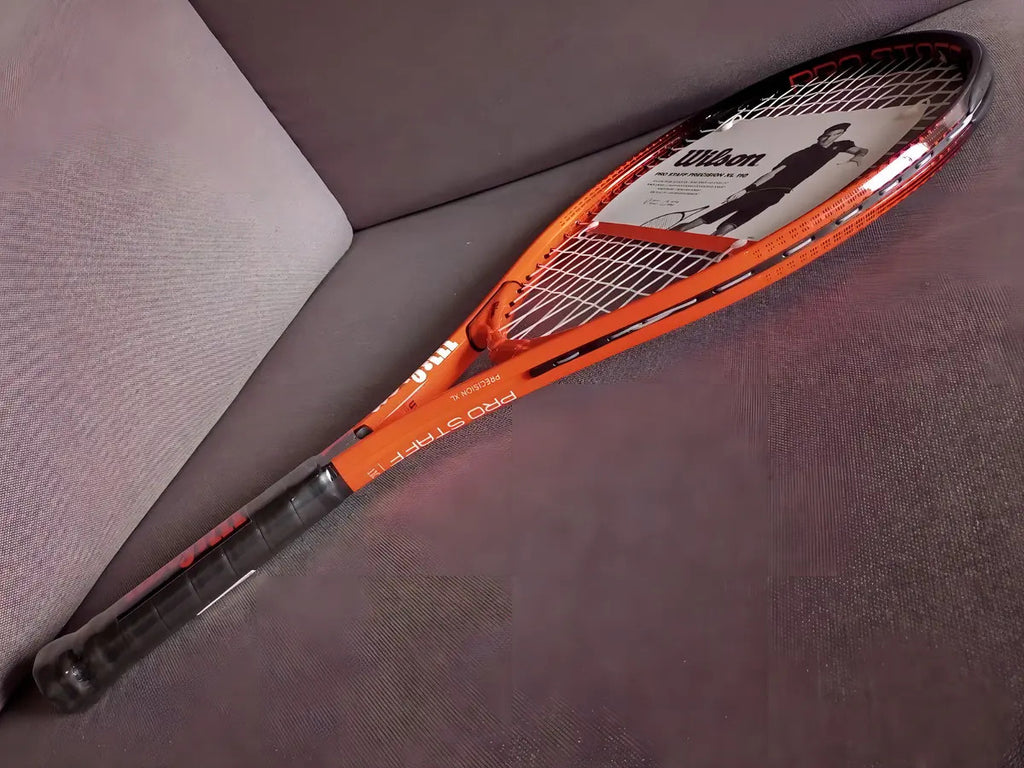 Raqueta Wilson Tenis Pro Staff Precision Xl 110 Xchws P Color Rojo Tamaño del grip 4 3/8