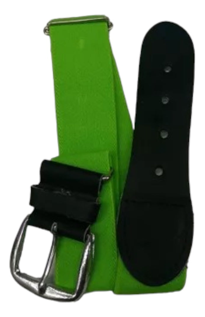 Cinturon Para Beisbol Verde Neon