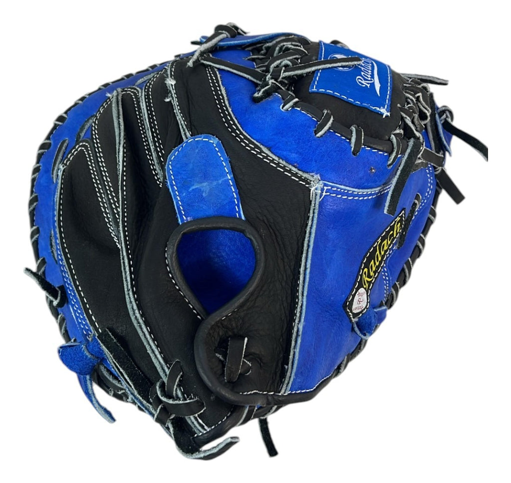 Guante De Béisbol Radach Cátcher Basic Game Azul/negro 34