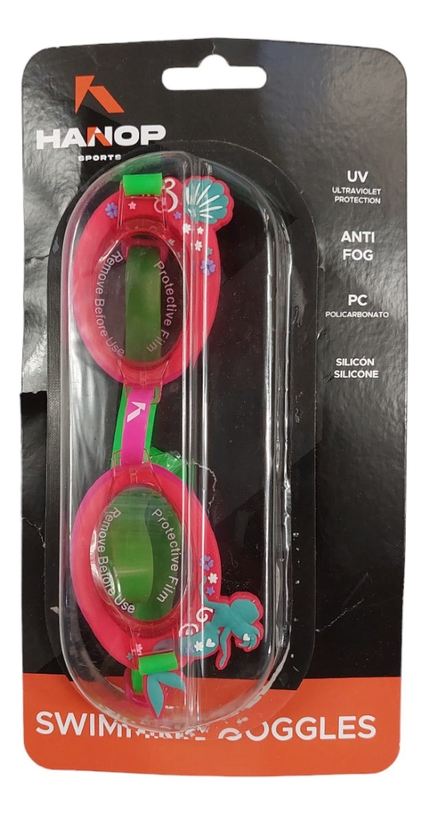 Goggle De Natación Hanop G323 Junior Rosa