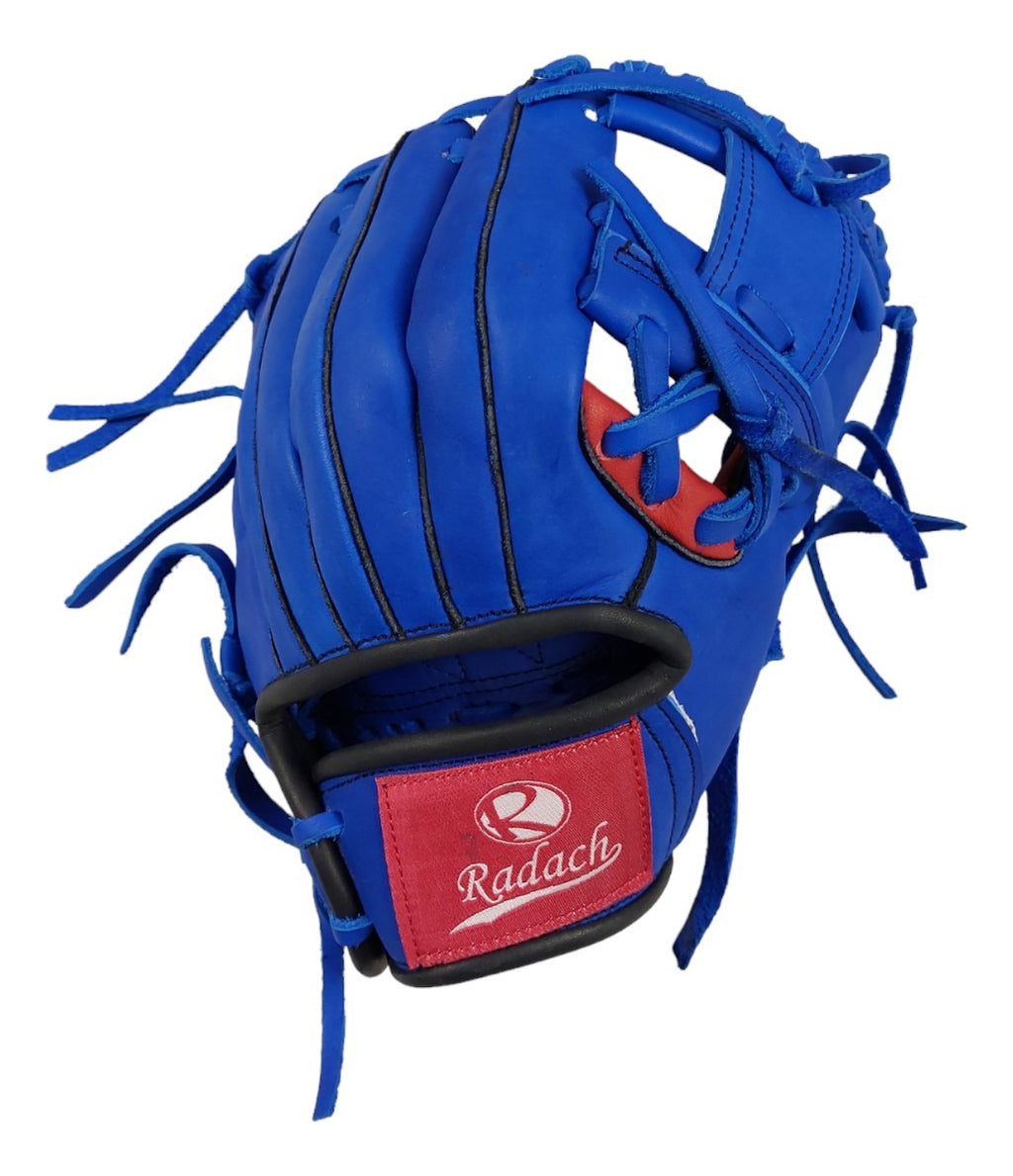 Guante De Beisbol Radach Pro Cuadro I 11.25in Azul Rojo