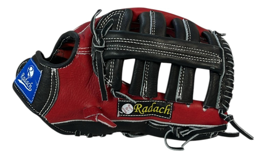 Guante De Béisbol Radach Basic Game 13in Rojo/negro Doble P