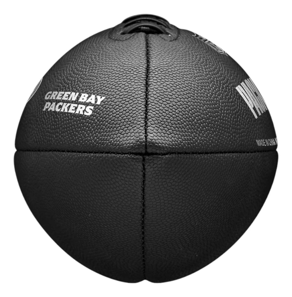 Balón De Futbol Americano Wilson Nfl Metallic Green Bay