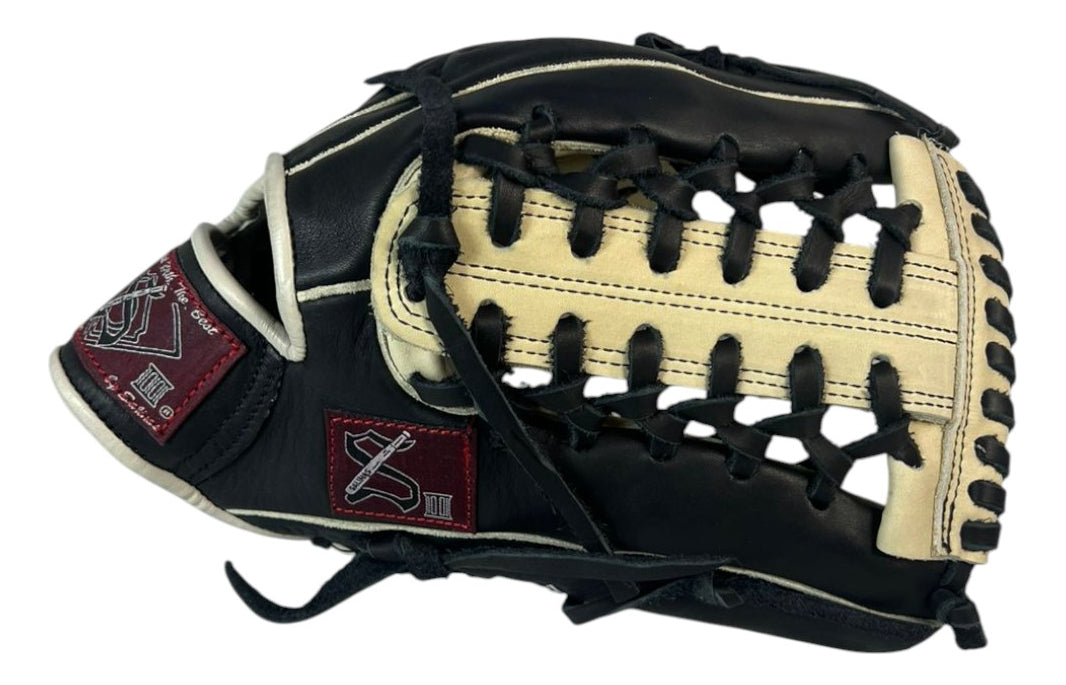 Guante De Béisbol Salinas 12.75 Caja K Tejida Negro/bone