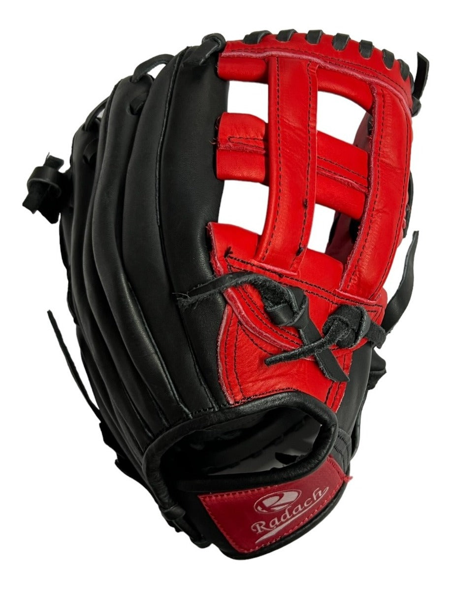 Guante De Beisbol Radach Pro Cuadro 11.5in Blackred Caja H