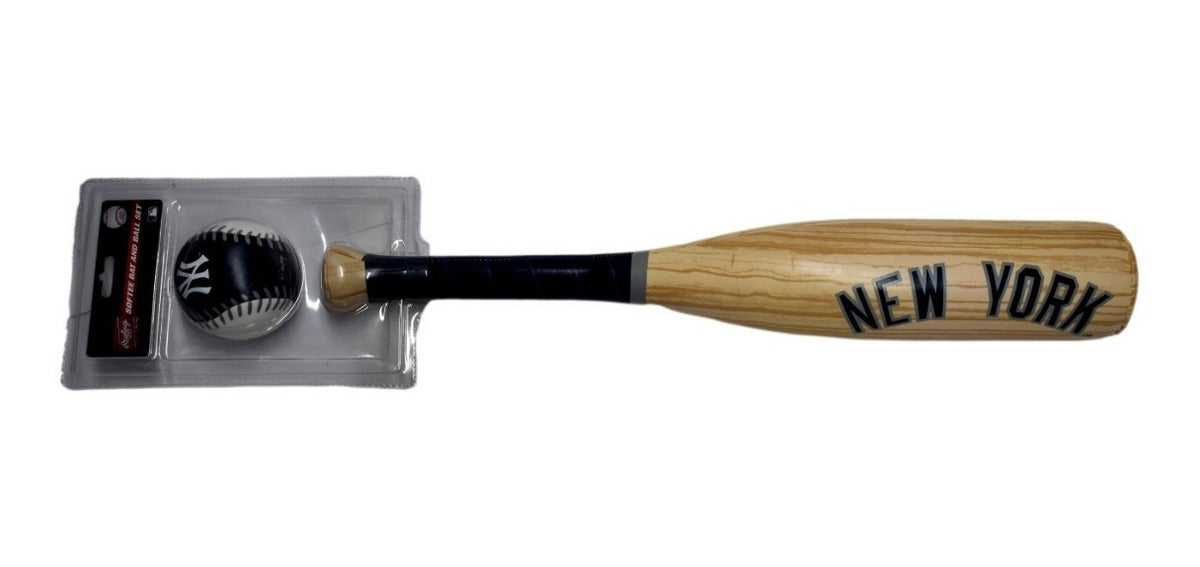 Bat Rawlings De Juguete Con Pelota Los Yankees De Nueva York