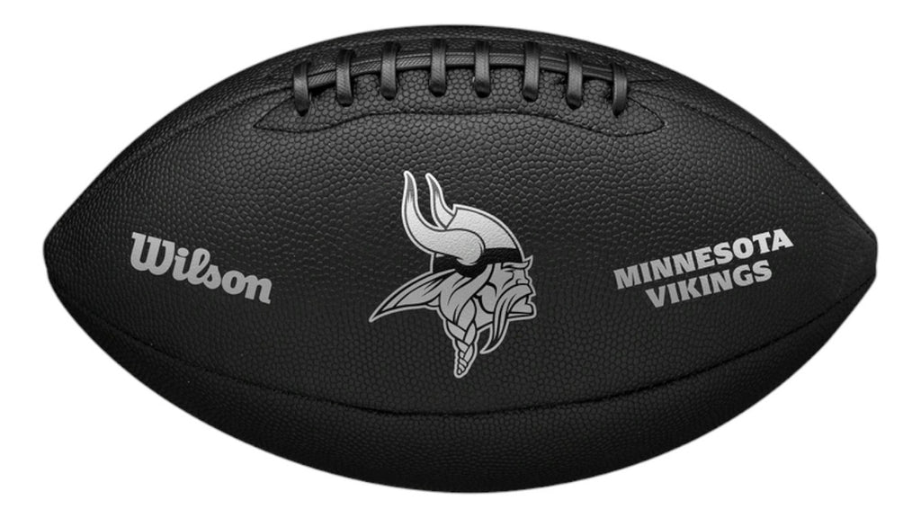 Balón De Futbol Americano Wilson Nfl Metallic Vikingos Msi