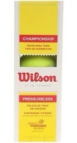 12- Pack Pelota Para Tenis Wilson Oficial