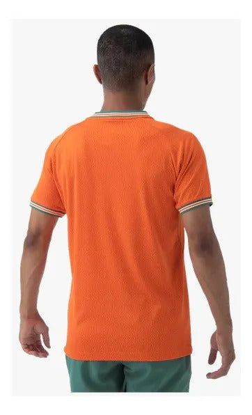 Playera Yonex Mens Crew Neck 10560ex Orange Mediana