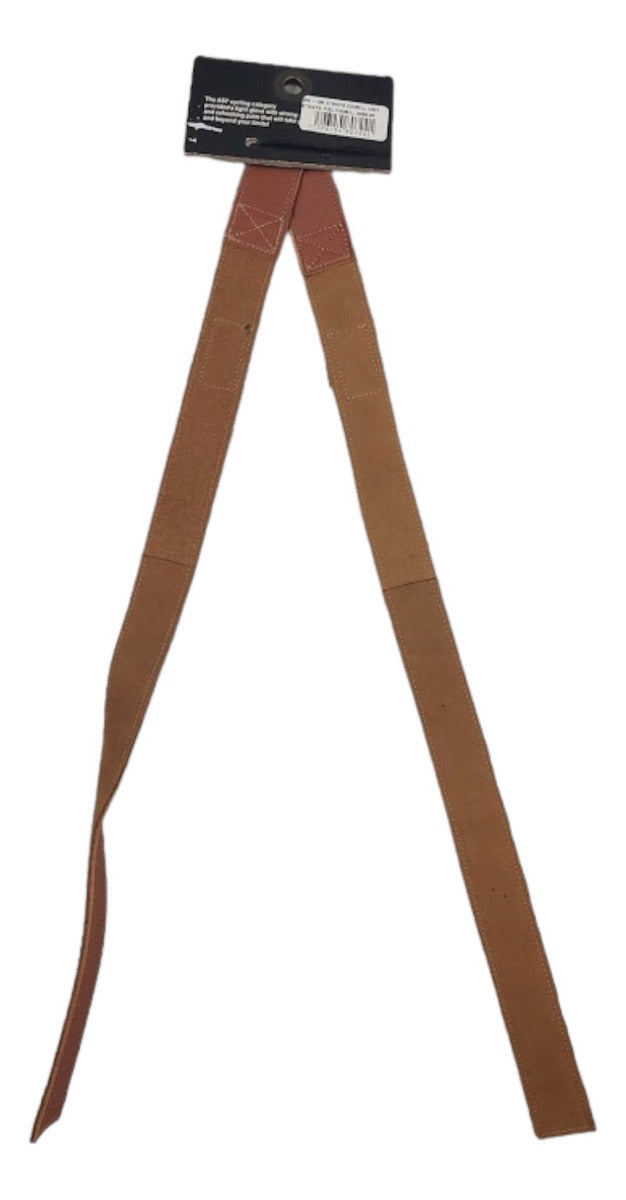 Straps Cabras Para Levantamiento De Pesas Piel Color Camell