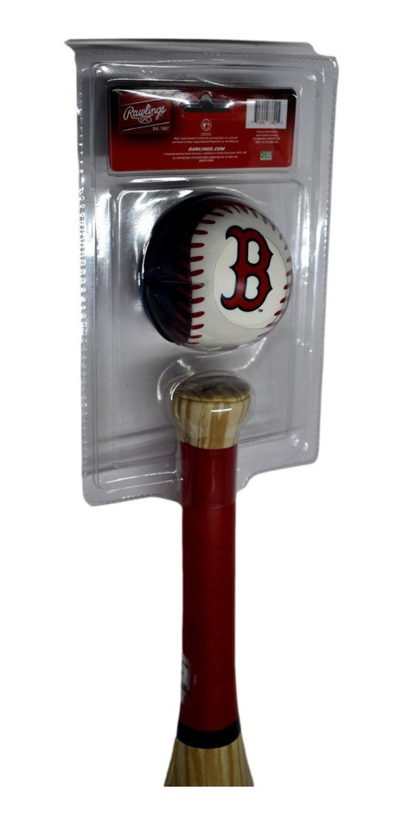 Bat Rawlings De Juguete Con Pelota Los Red Sox De Boston