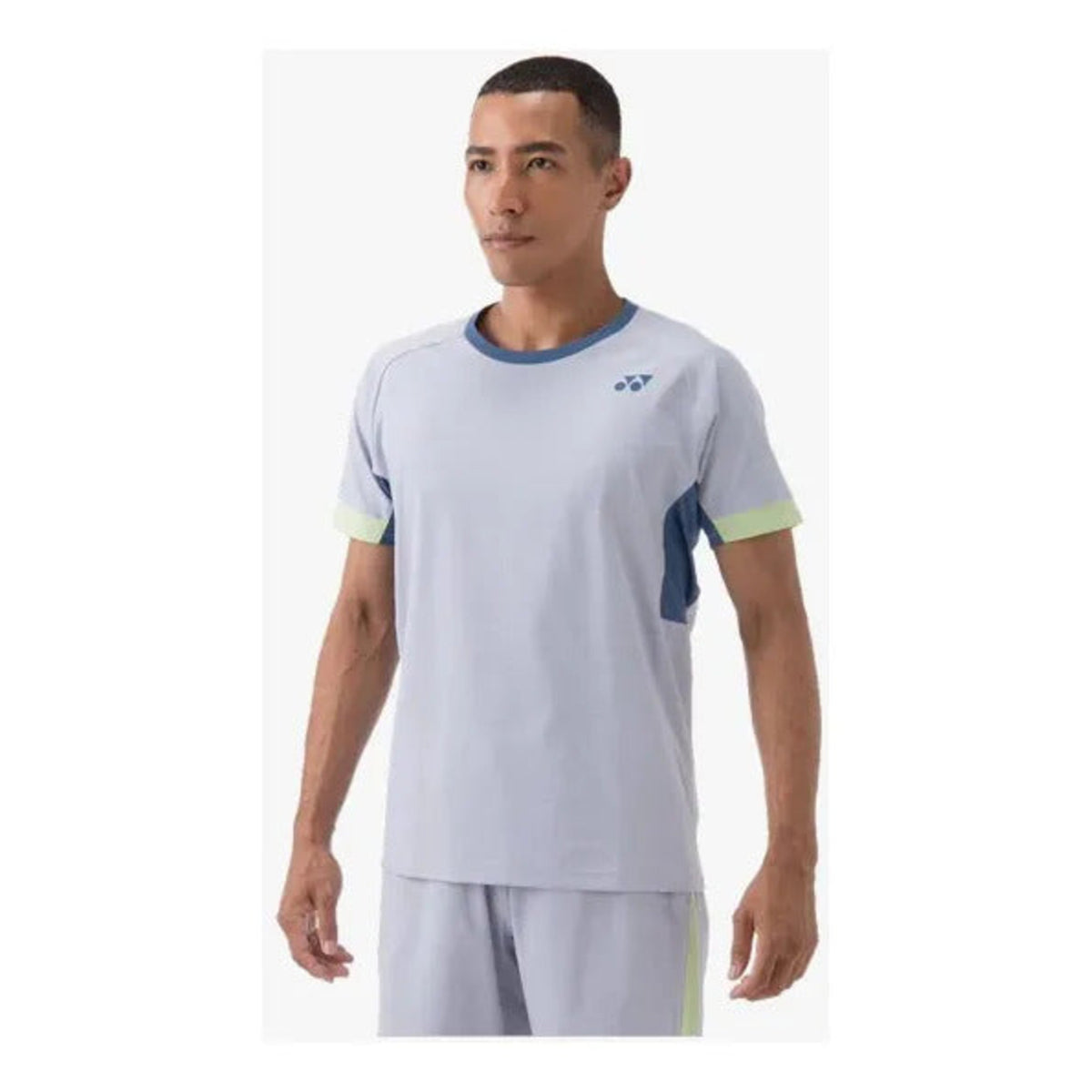 Playera Yonex Mens Crew Neck Mist Purple L