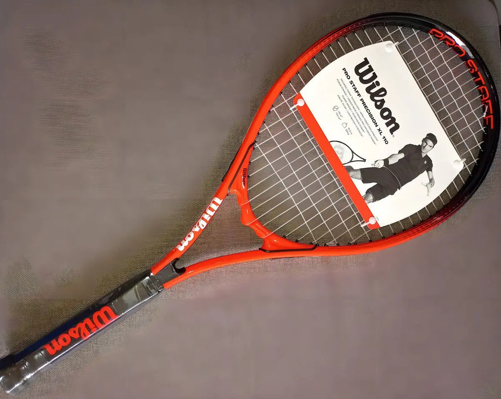 Raqueta Wilson Tenis Pro Staff Precision Xl 110 Xchws P Color Rojo Tamaño del grip 4 3/8