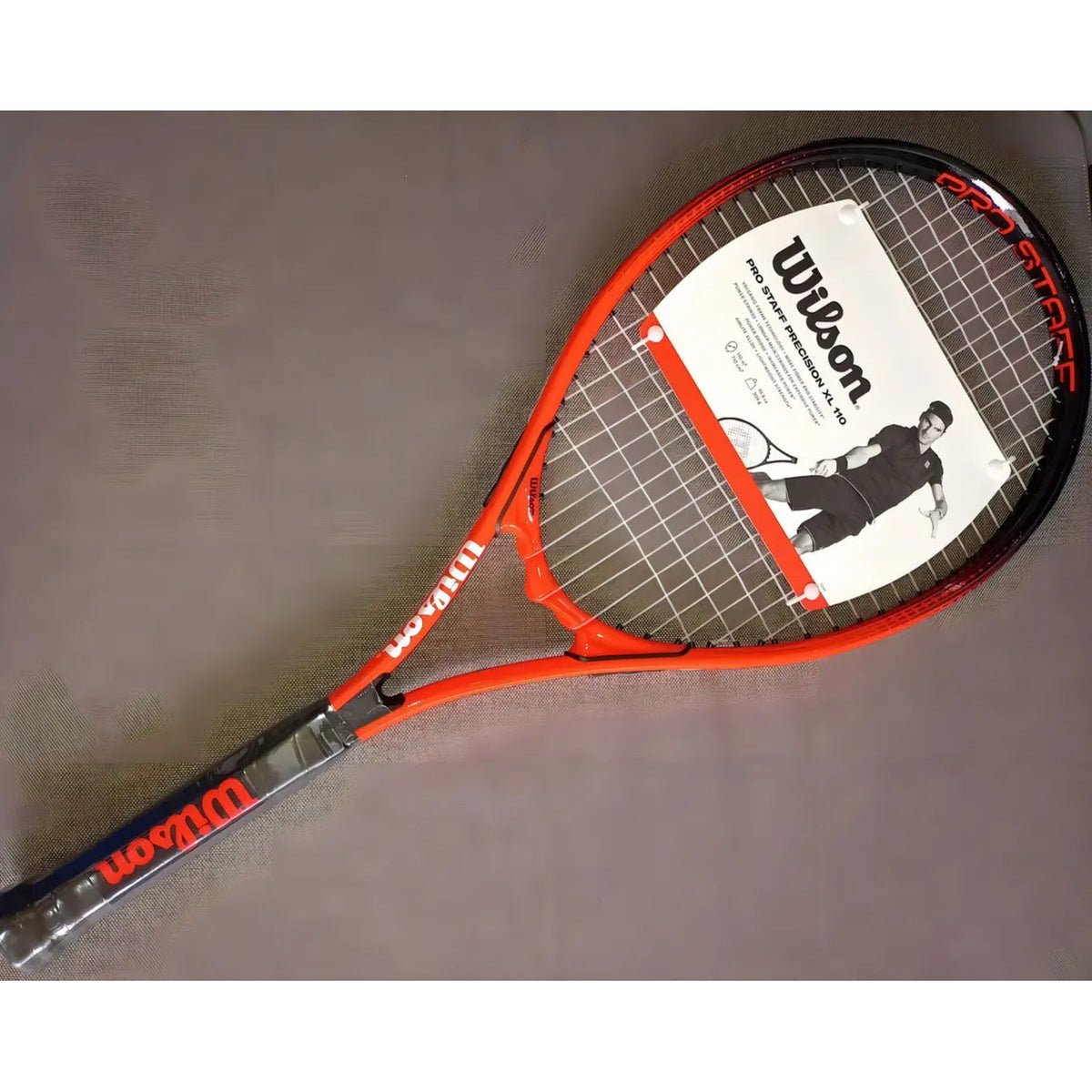 Raqueta Wilson Tenis Pro Staff Precision Xl 110 Xchws P Color Rojo Tamaño del grip 4 3/8
