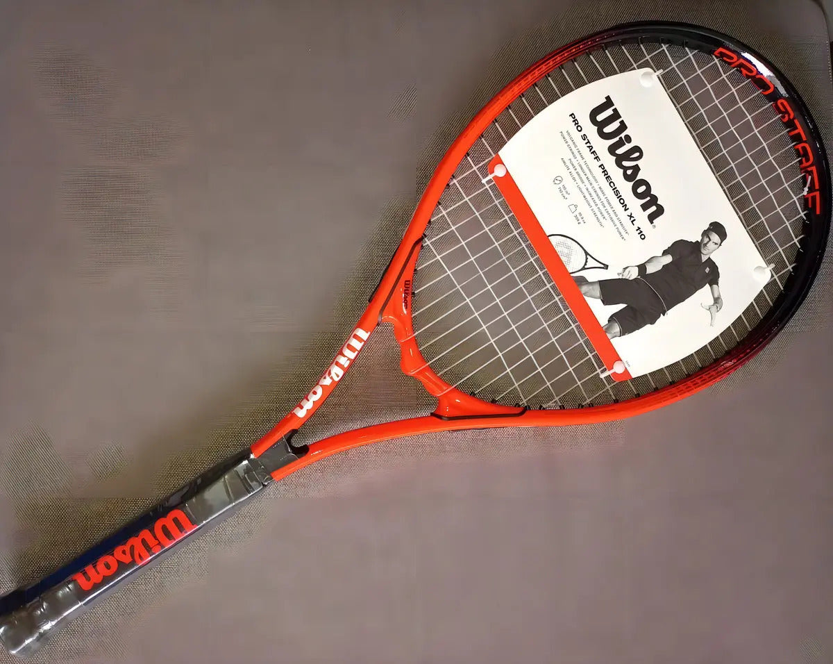 Raqueta Wilson Tenis Pro Staff Precision Xl 110 Xchws P Color Rojo Tamaño del grip 4 3/8