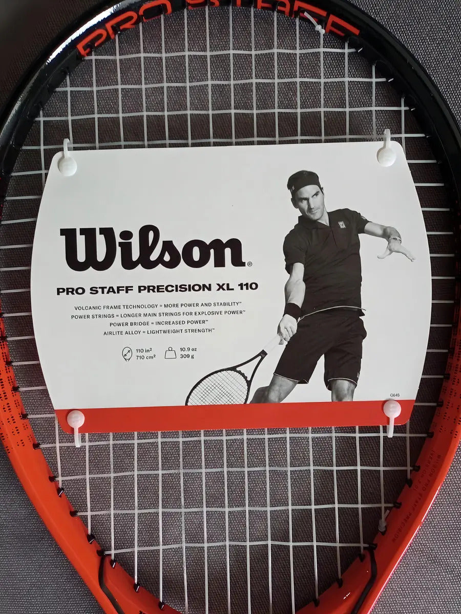 Raqueta Wilson Tenis Pro Staff Precision Xl 110 Xchws P Color Rojo Tamaño del grip 4 3/8