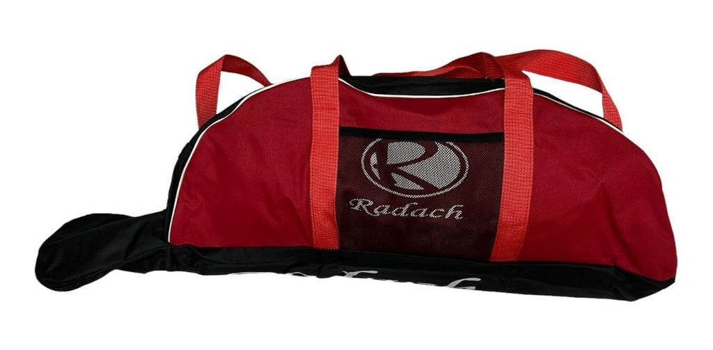 Maleta Batera Beisbol Softbol Radach Tote Personal Rojo Negr